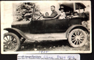 Chow Hee, Family in car in Bankhead