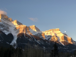 Mount Rundle in Morning’