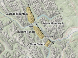 Rundle Thrust Fault Map