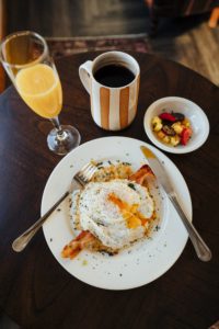 A Bear and Bison Inn Coffee and Eggs