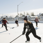Canmore Winter Outdoor Hockey