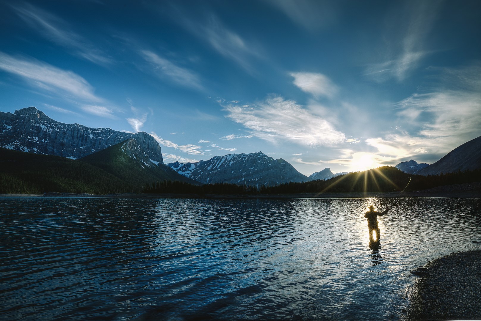 Fishing in Canmore