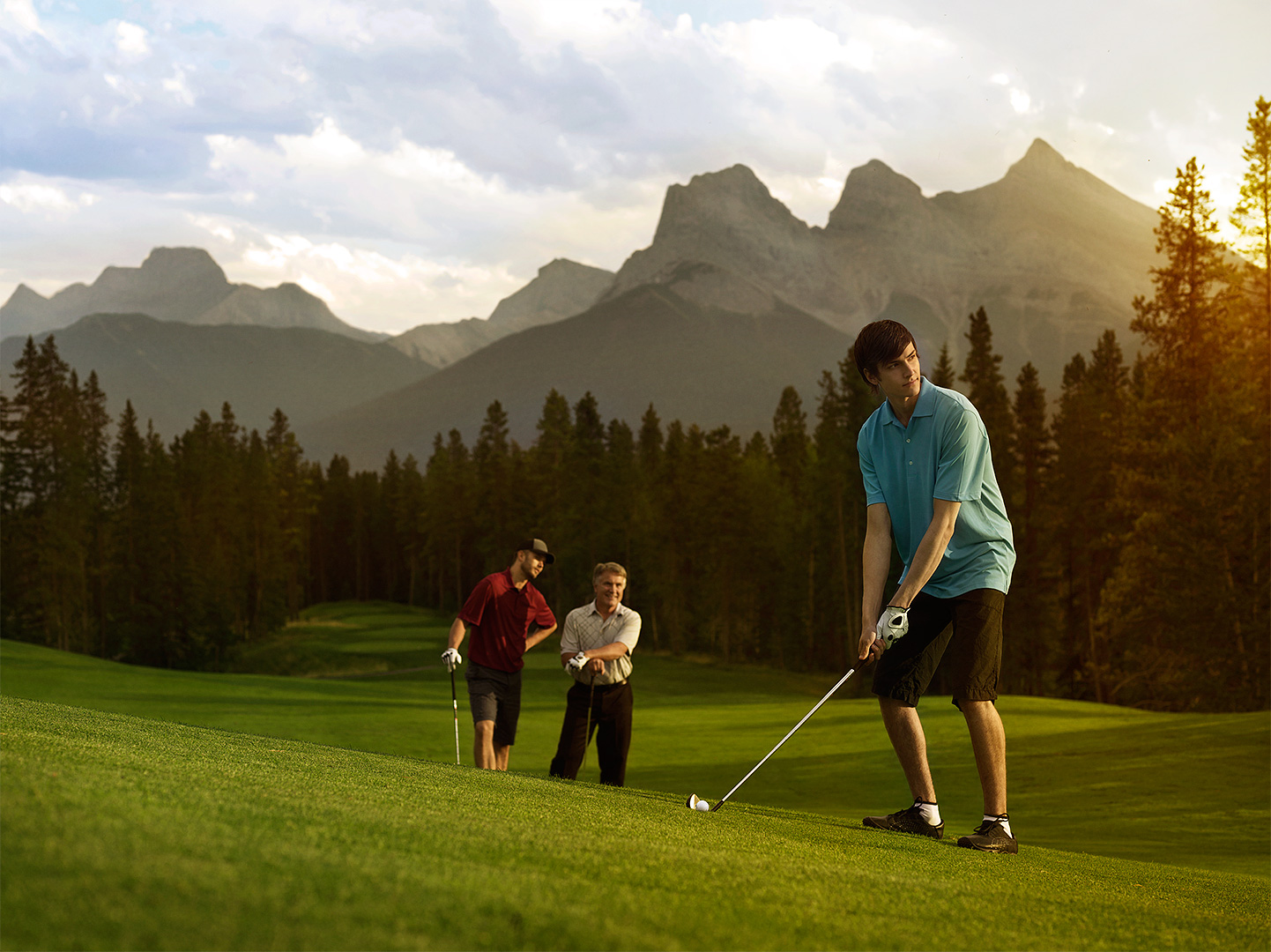 Golfing in Canmore
