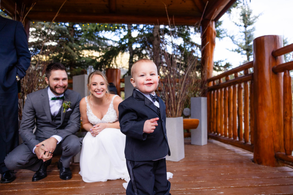 Kids at a Canmore Wedding