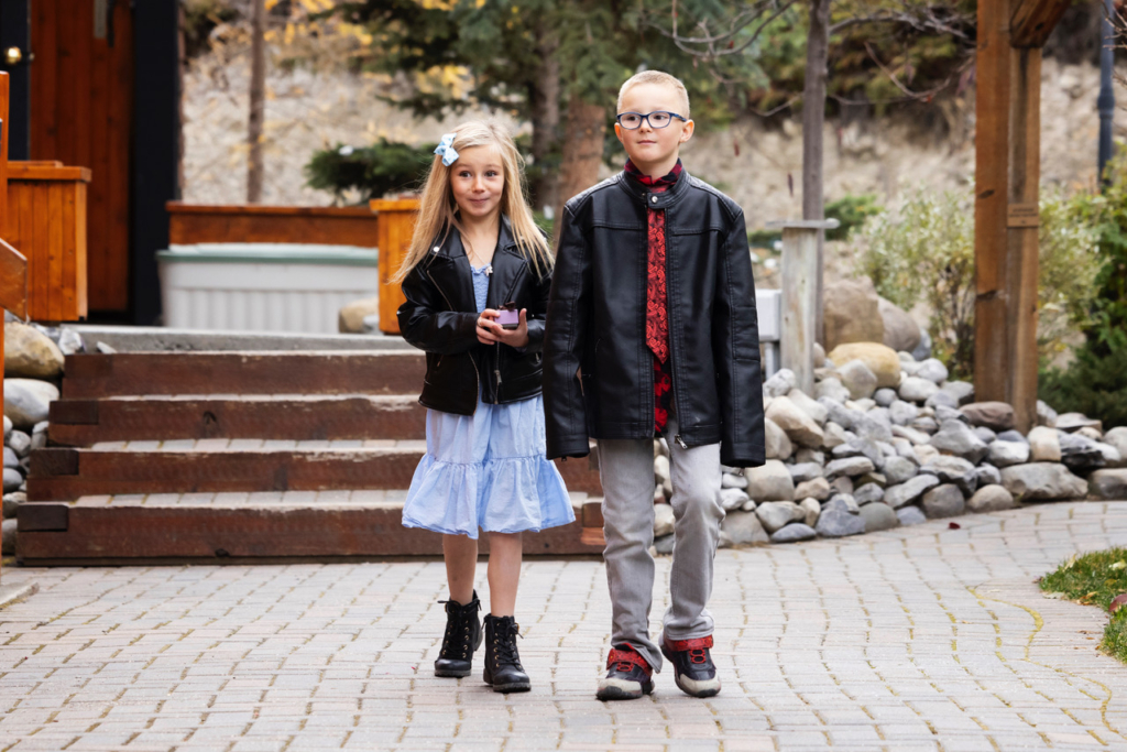 Kids at a Canmore Wedding