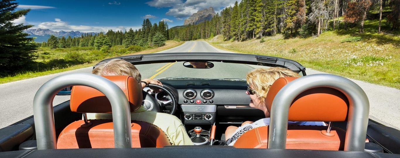 Driving from Calgary to Canmore via Bow Valley Parkway